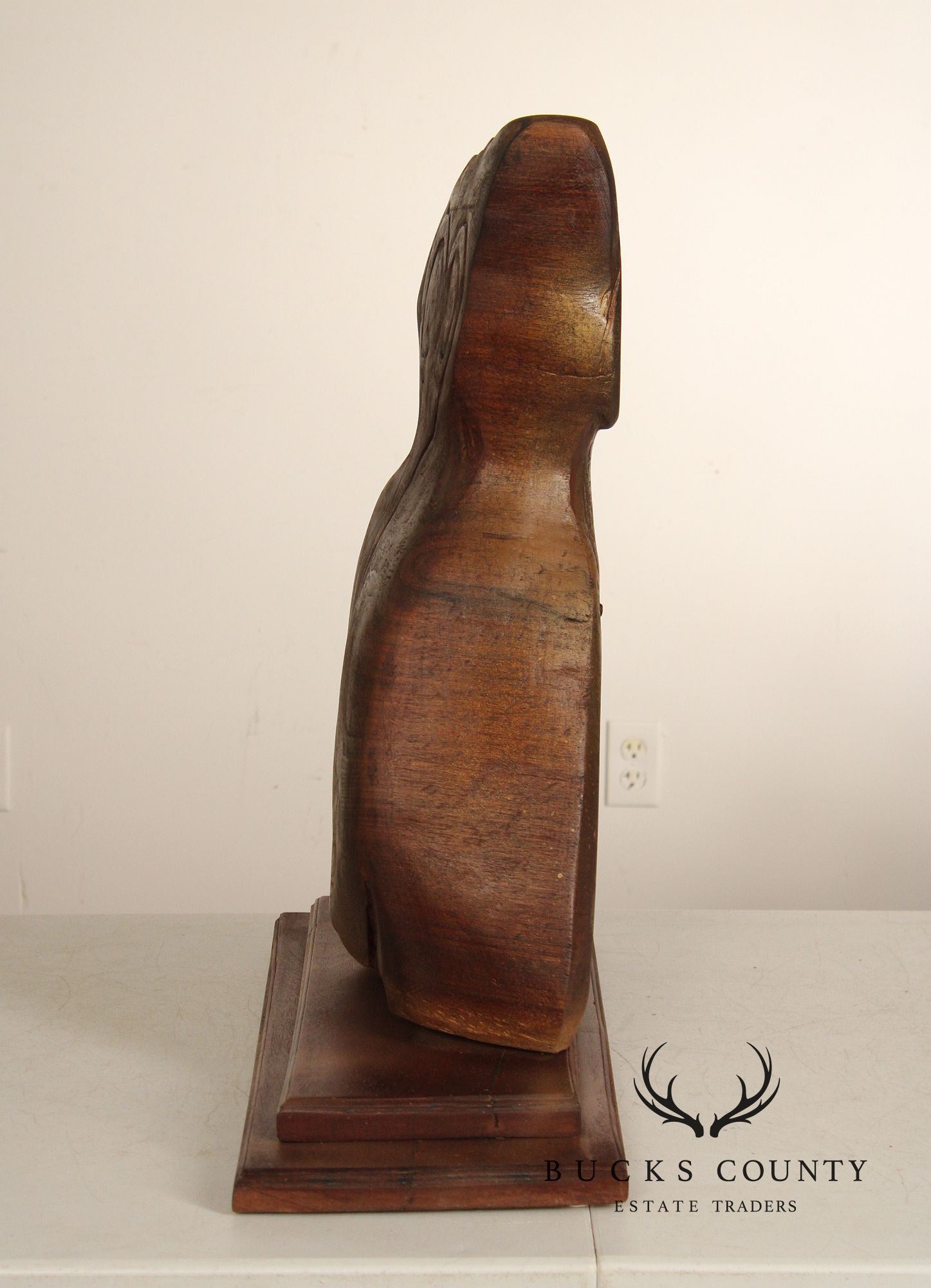 Raymond Rocklin Carved and Painted Wood Abstract Sculpture