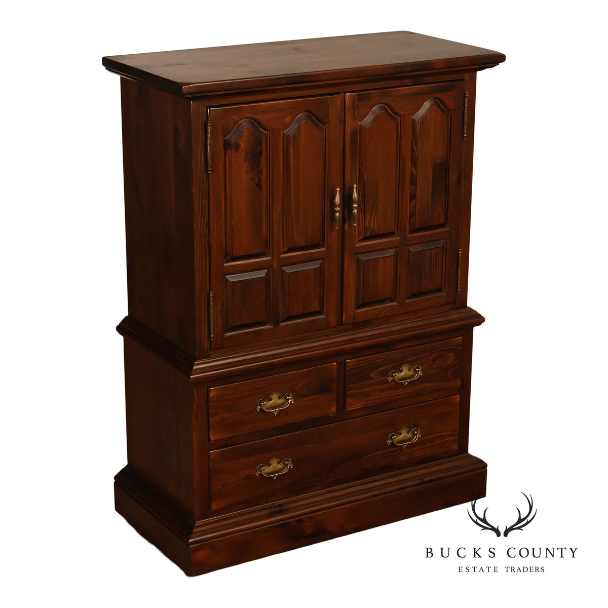 Ethan Allen Pine Armoire Chest