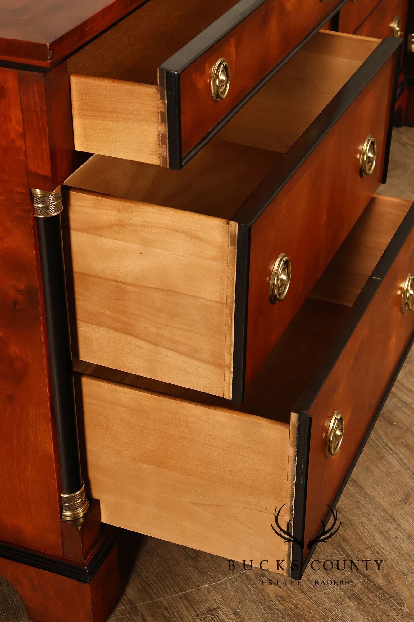 Century Furniture Biedermeier Style Triple Chest