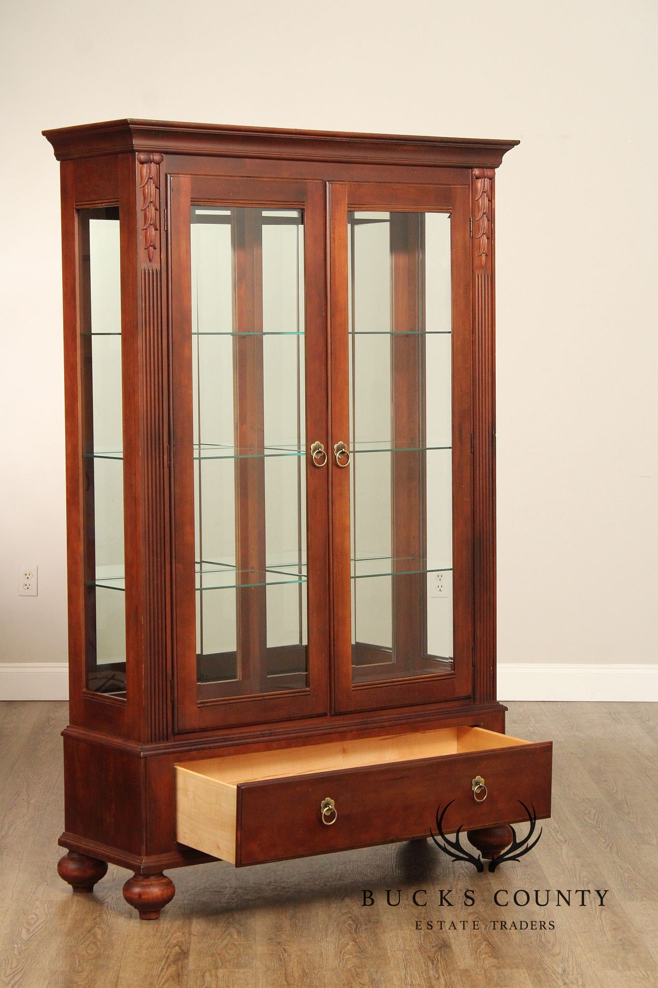 Ethan Allen British Classics Collection China Display Cabinet