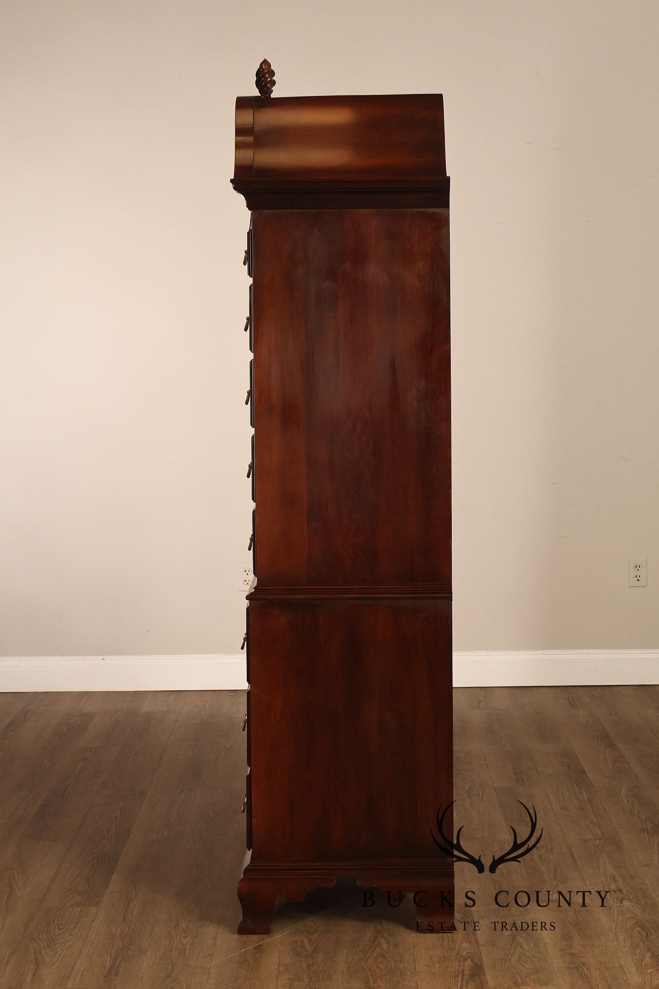 Statton Old Towne Cherry Chippendale Style Highboy Chest
