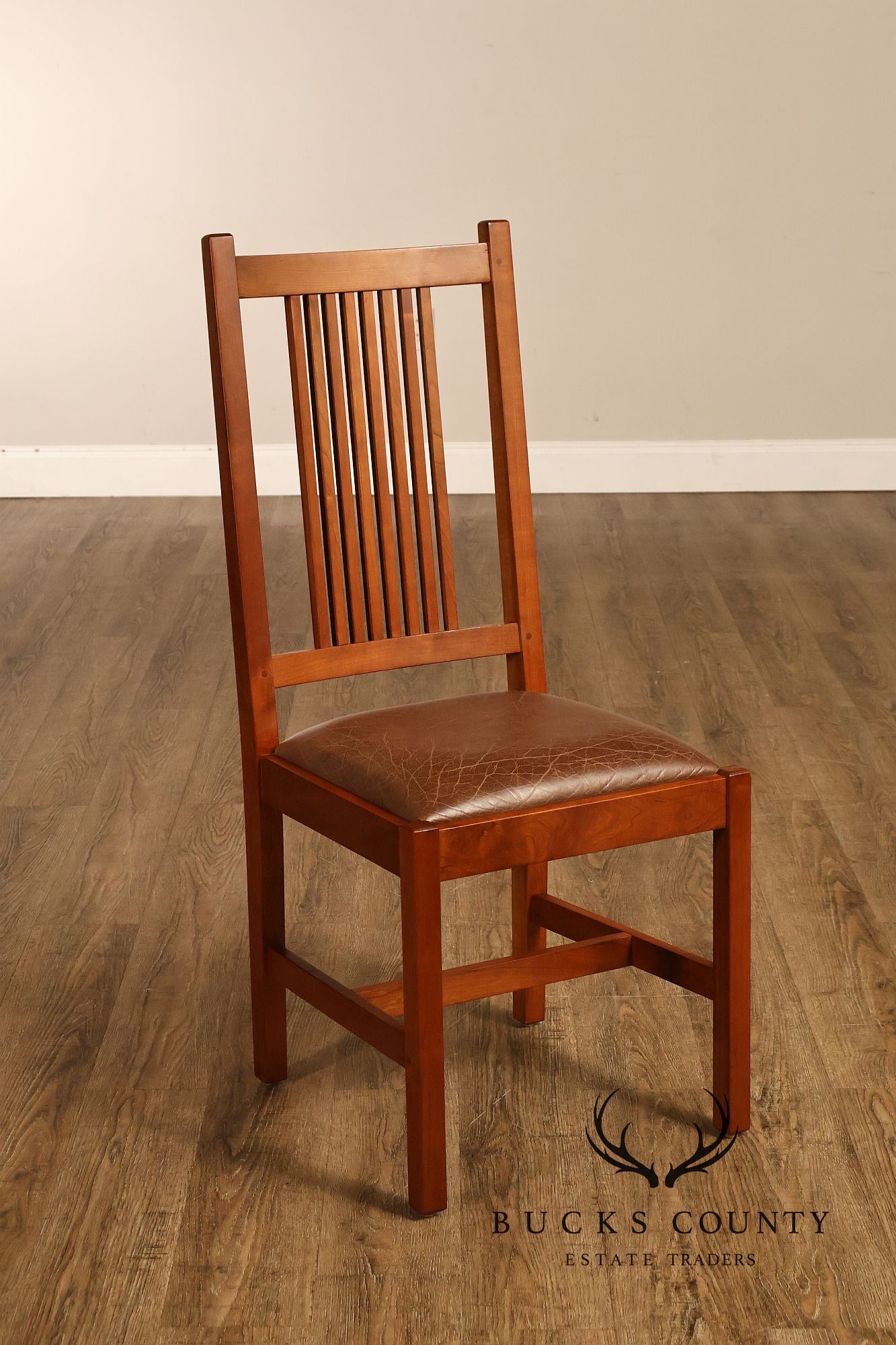 Stickley Mission Collection Set Of 6 Cherry Dining Chairs