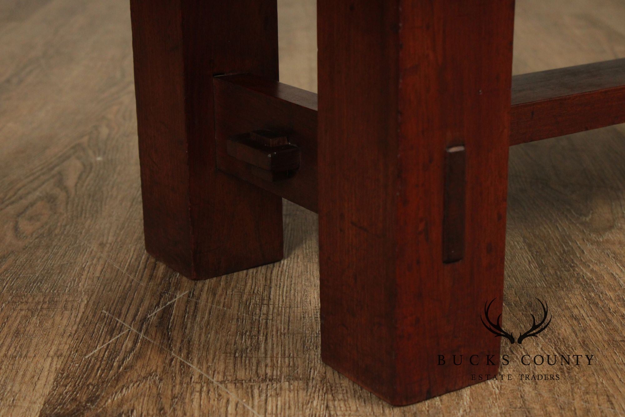 Arts and Crafts Antique Walnut Foot Stool