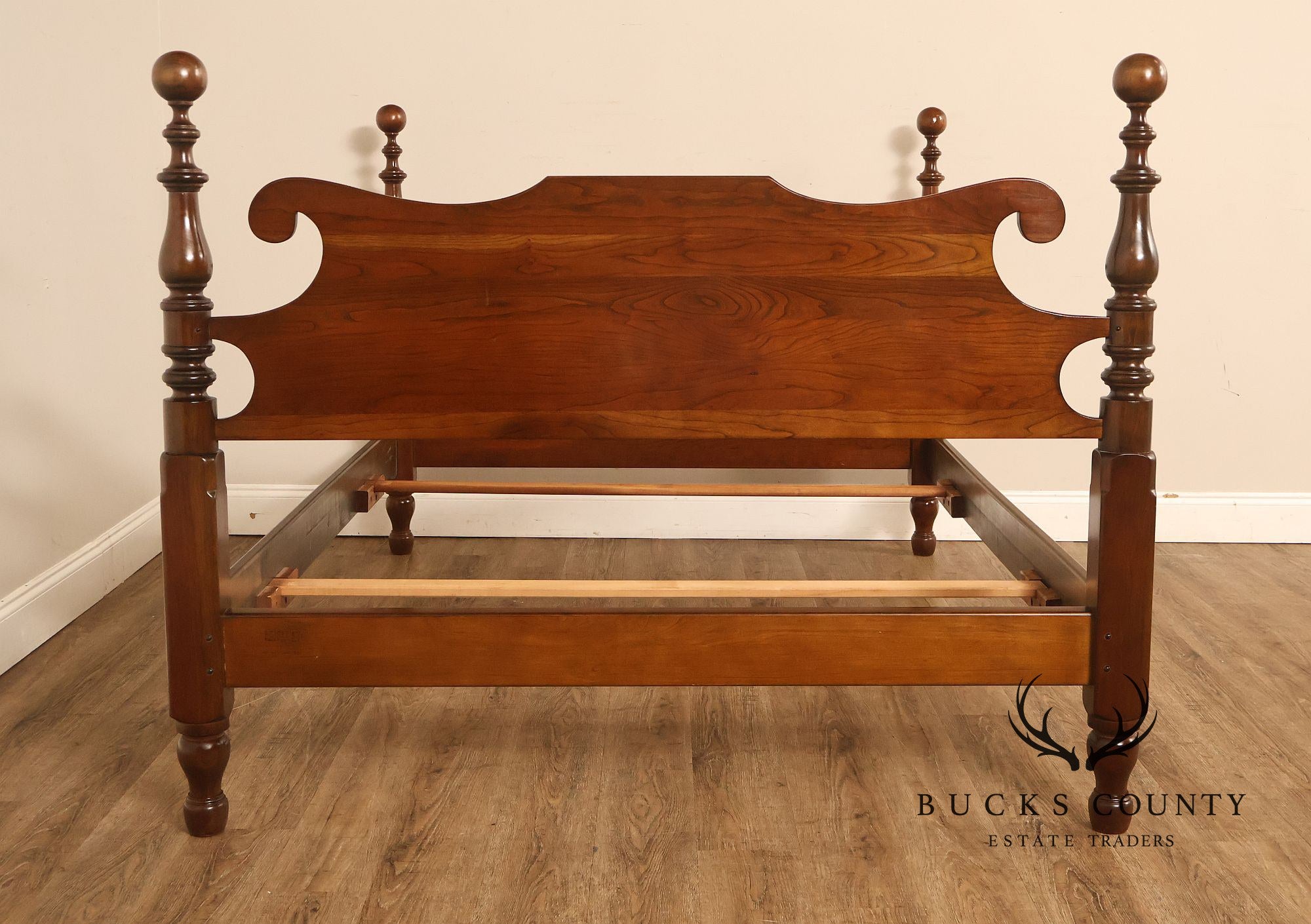 Stickley Colonial Style Vintage Cherry Full Size Bed Frame