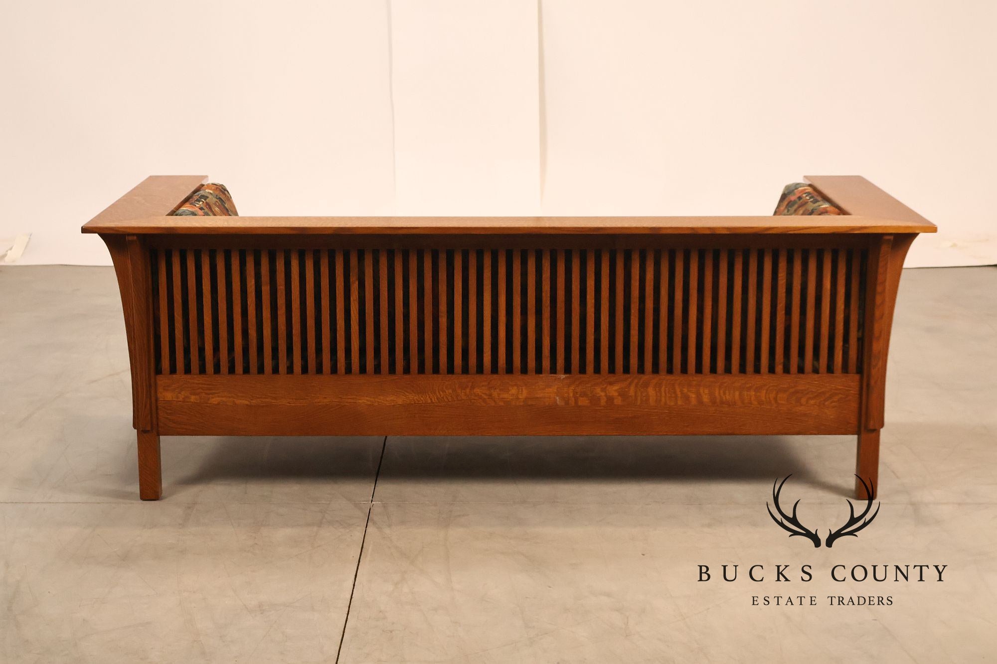 Stickley Mission Collection Oak Prairie Settle