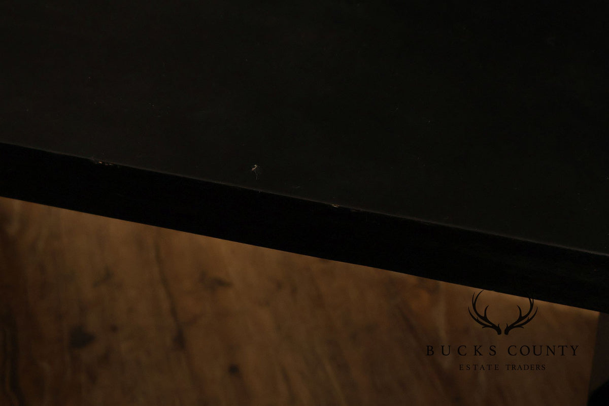 Modern Black Lacquer Bench or Console
