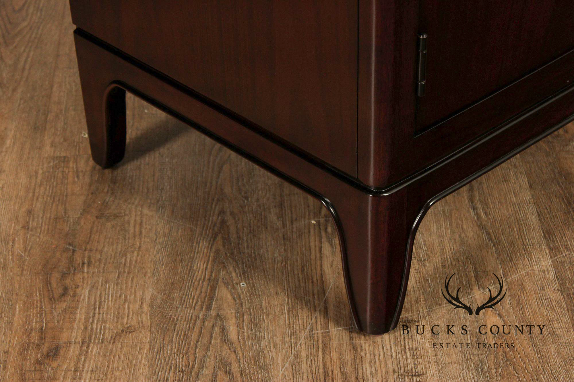 Thomasville Modern Art Deco Style Granite Top Buffet Sideboard