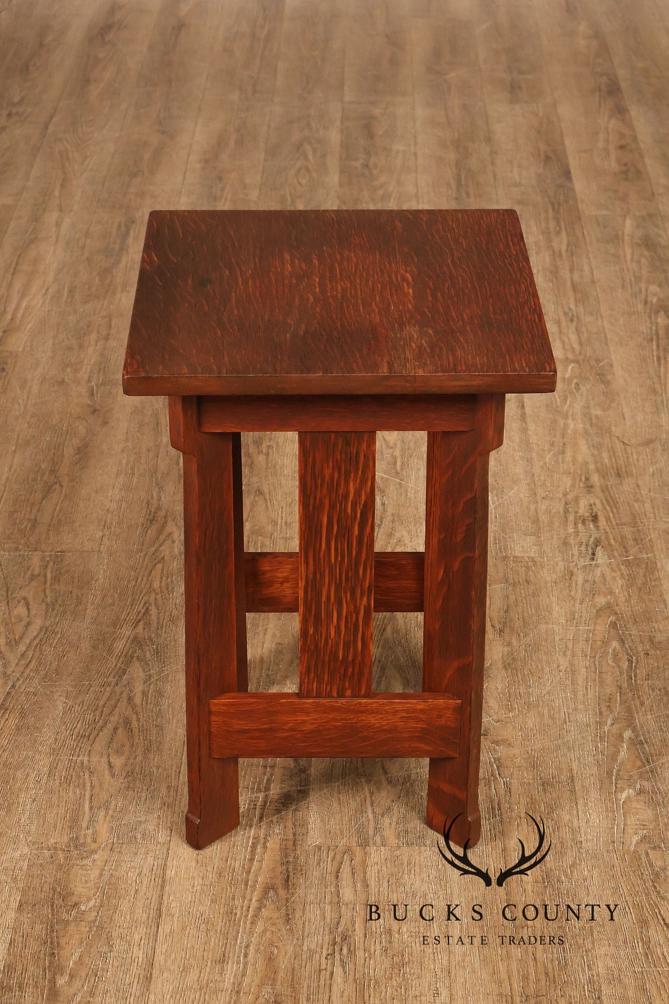 Stickley Brothers Antique Mission Oak Tabouret