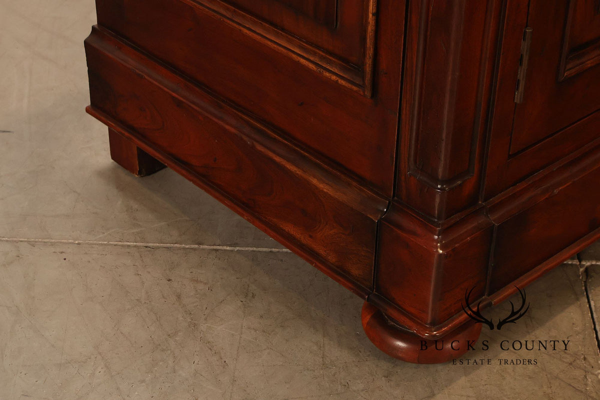 French Country Distressed Four-Door Buffet Sideboard