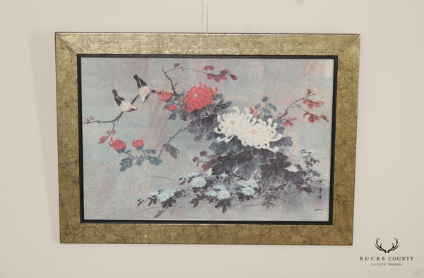 Hui Chi Mau 'Oriental Autumn' Framed Print
