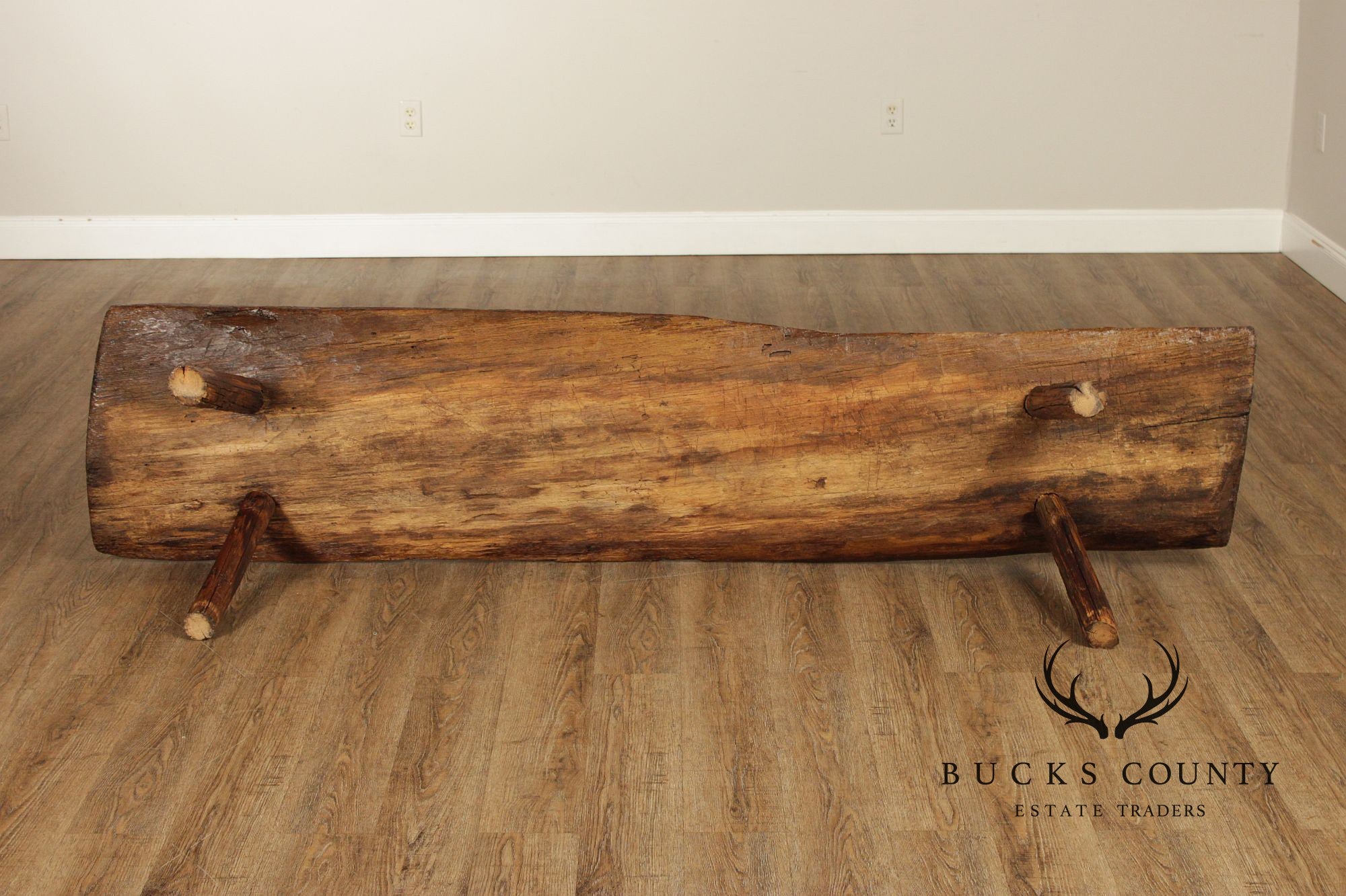Antique Rustic Long Pig Bench