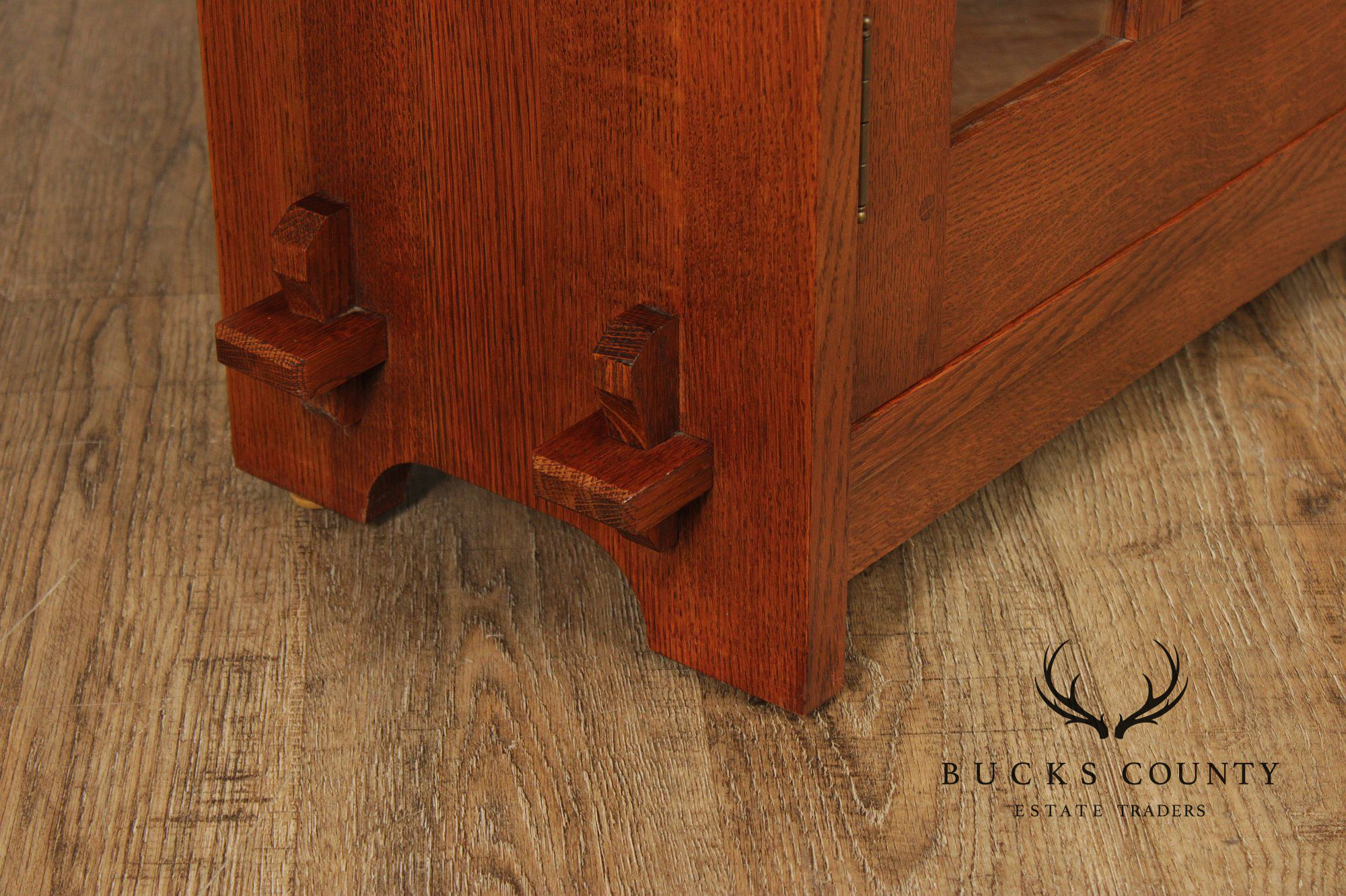 Stickley Mission Collection Oak Two Door Bookcase