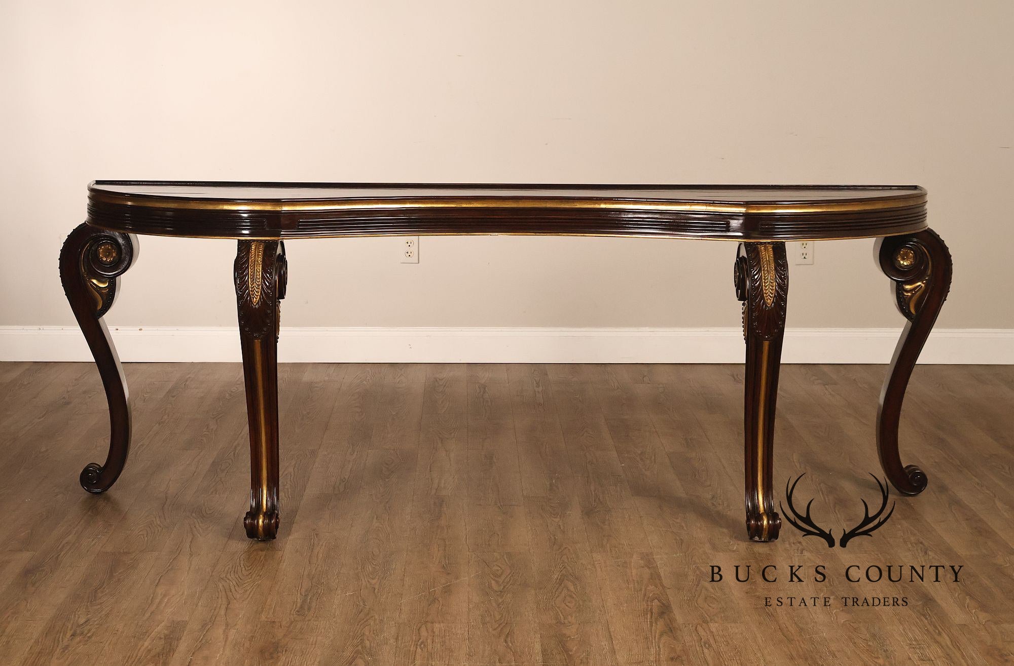 Dessin Fournir Chatsworth Mahogany & Giltwood Console Table