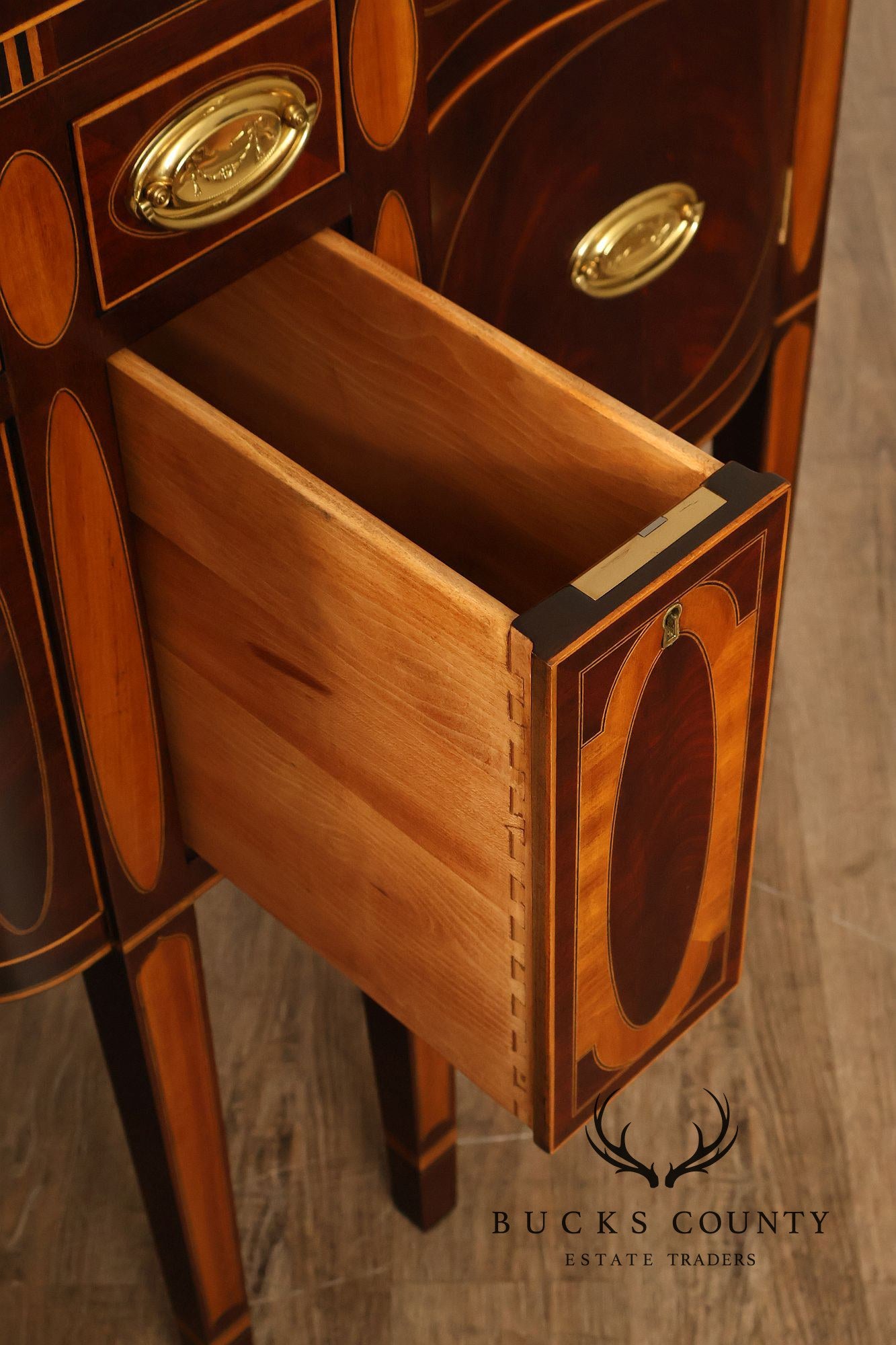 Kindel Federal Style Mahogany Inlaid Winterthur Sideboard