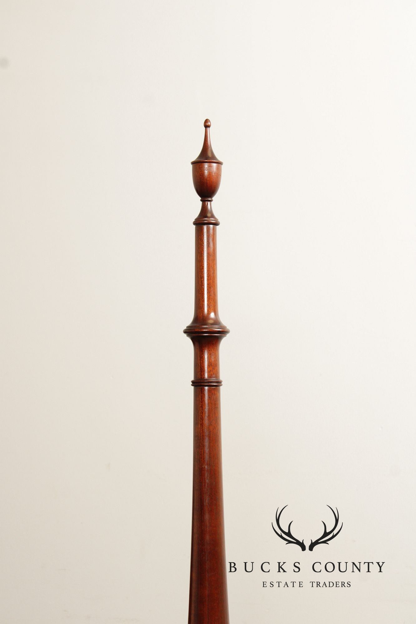 Custom Quality Federal Style Carved Mahogany California King  Poster Bed Frame