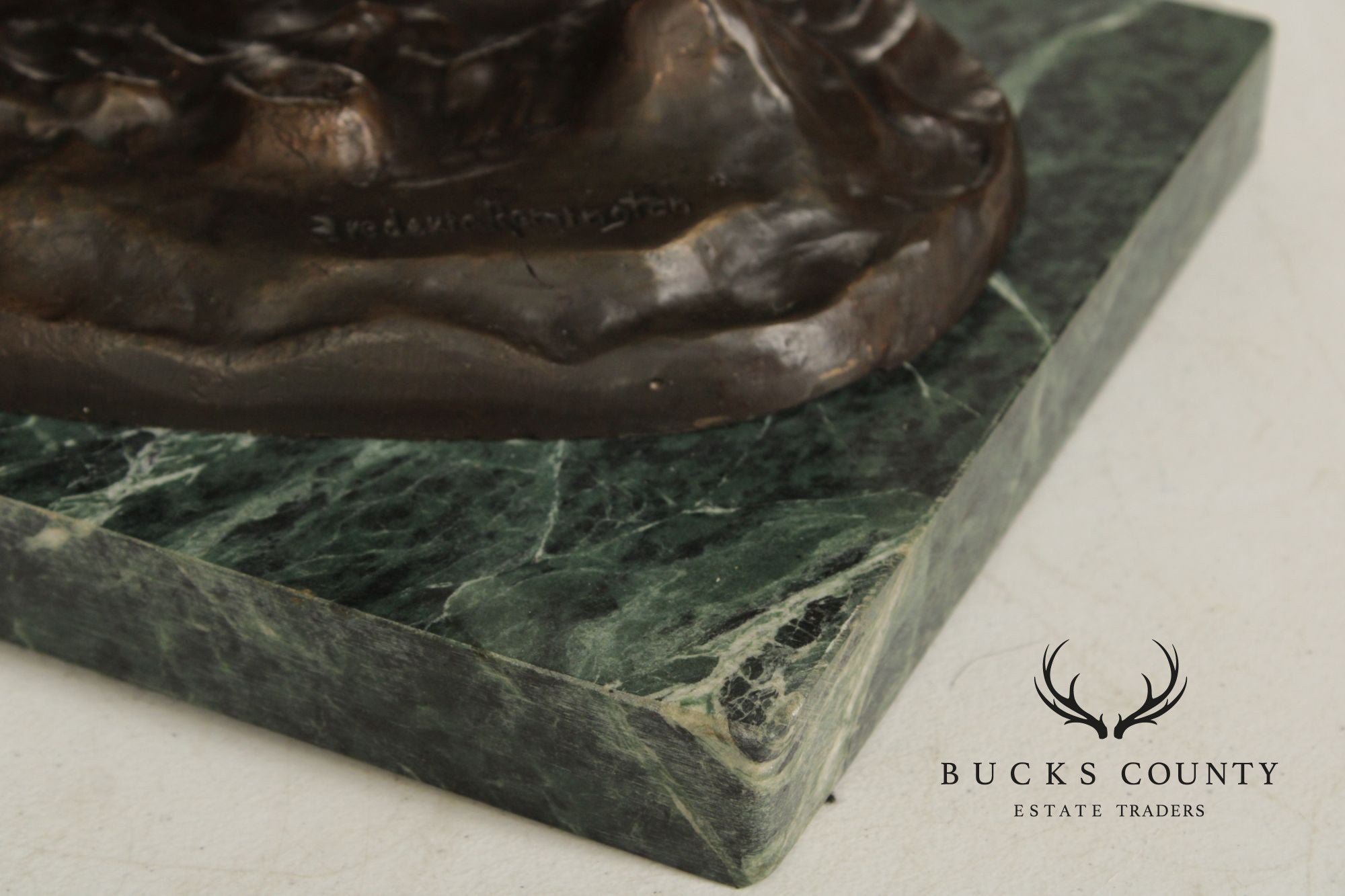 Frederic Remington Bronze Statue, 'Stampede'