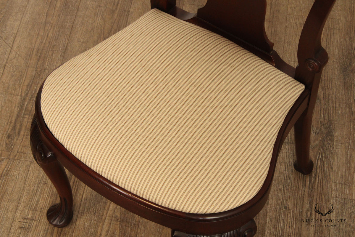 Baker Historic Charleston Collection Set of Six Mahogany Dining Chairs