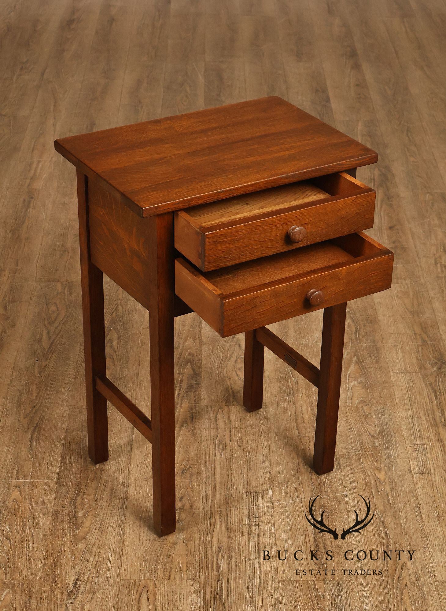 L & JG Stickley Antique Mission Oak Nightstand #642