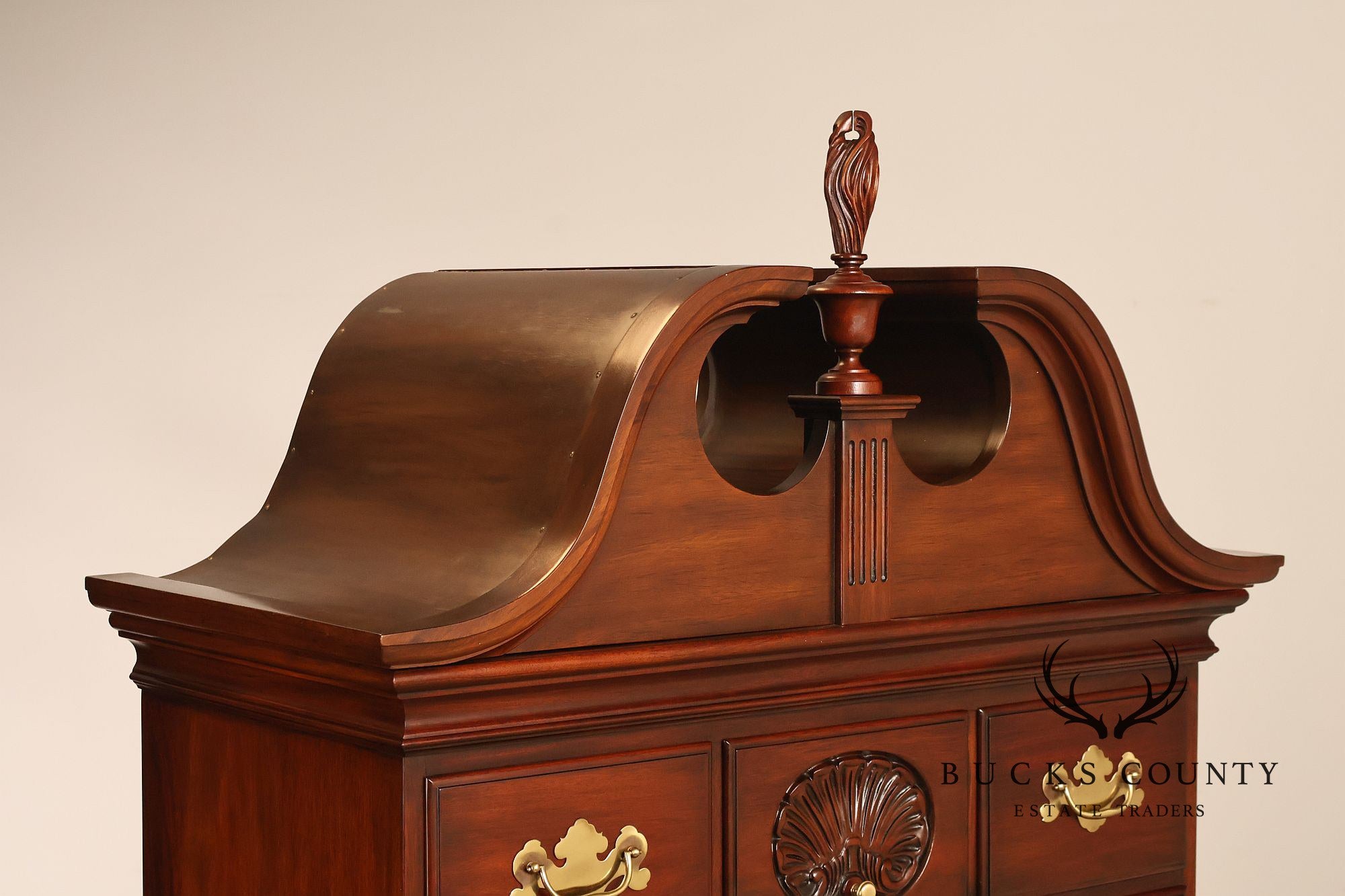 Henkel Harris Virginia Galleries Genuine Mahogany Highboy Chest