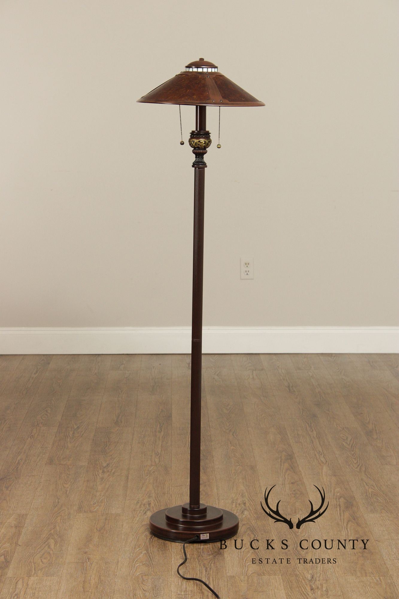 Arts and Crafts Style Pair of Floor Lamps