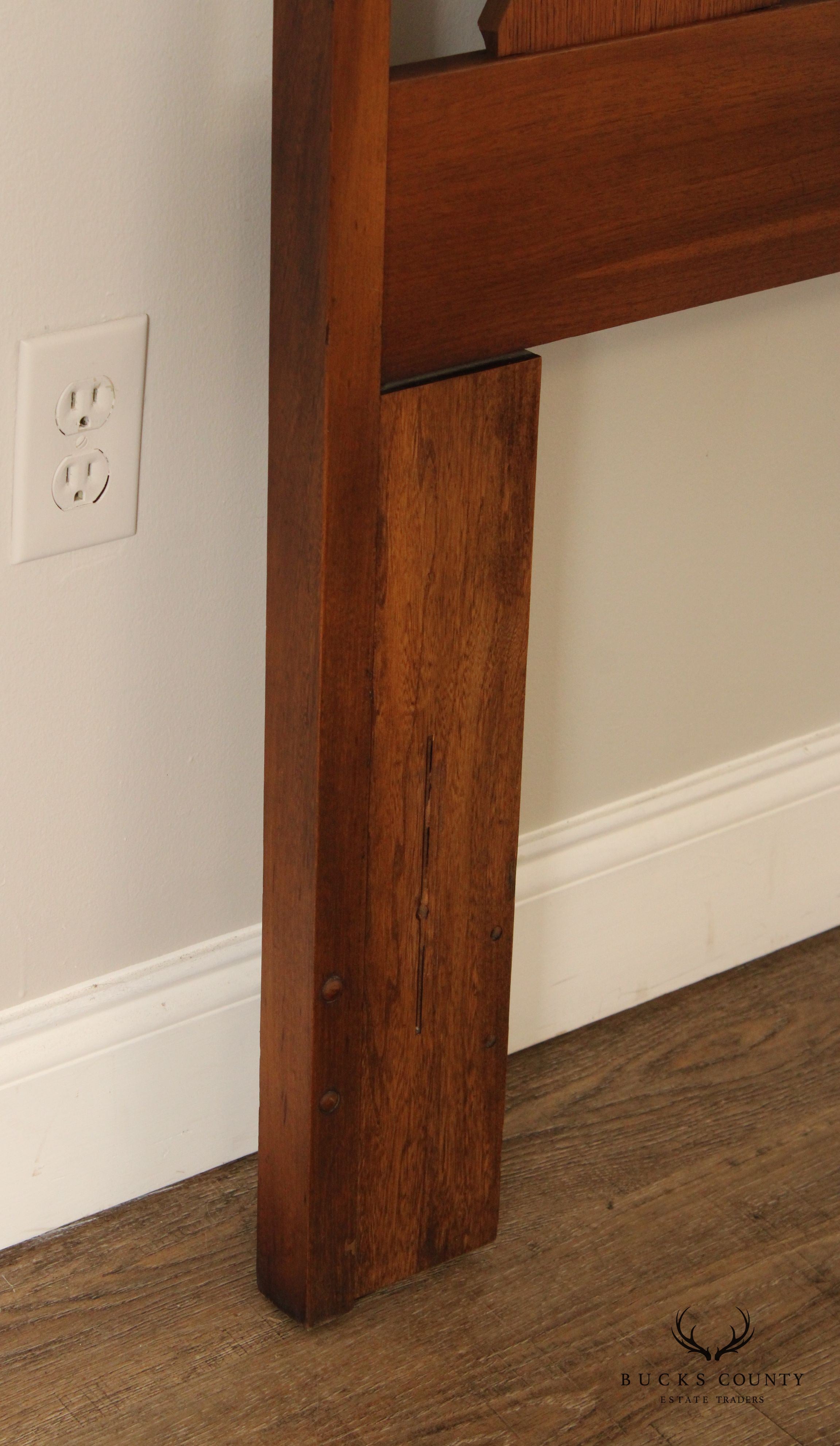 Kent Coffey 'Perspecta' Rosewood and Walnut Queen Headboard