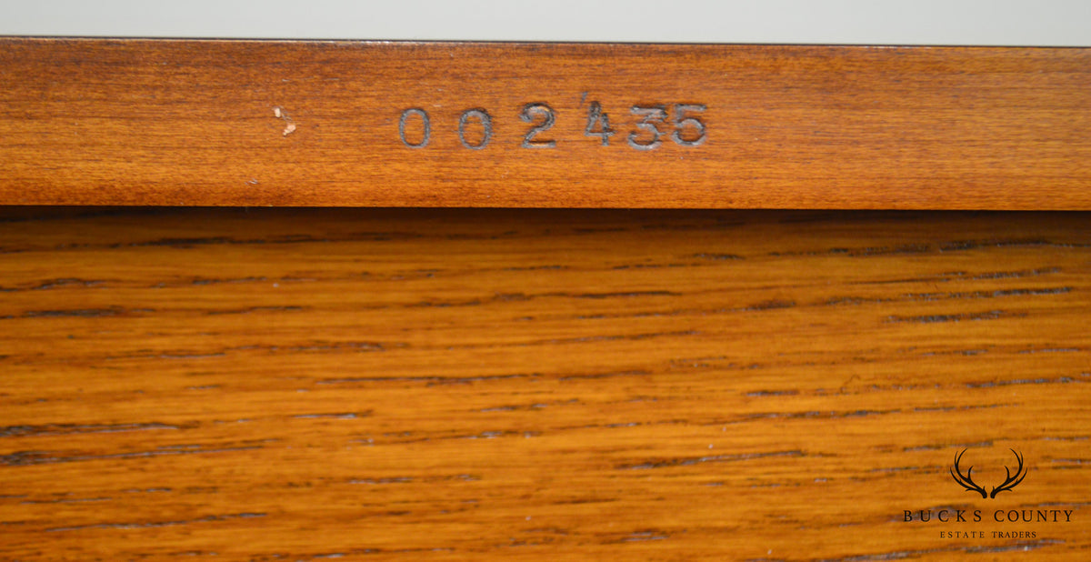 Widdicomb French Louis XV Style Fruitwood Carved Serpentine Chest of Drawers
