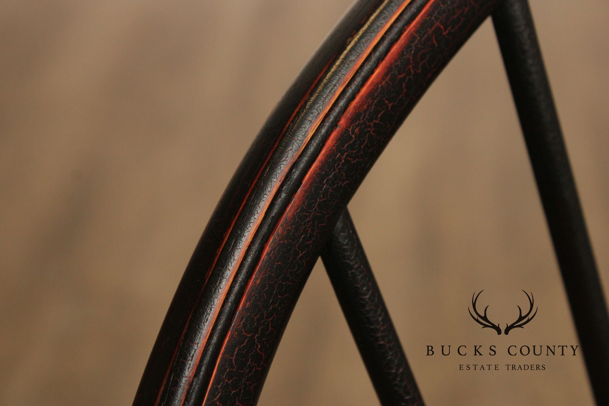D.R. Dimes Pair of Ebonized Windsor Chairs