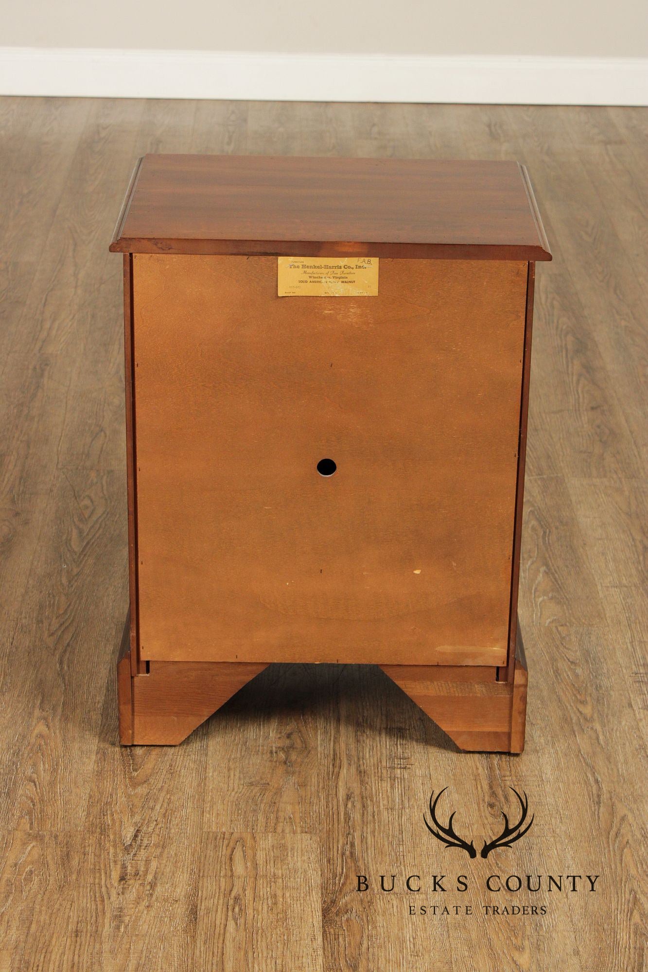 Henkel Harris Vintage Solid Cherry Pair Of Nightstands