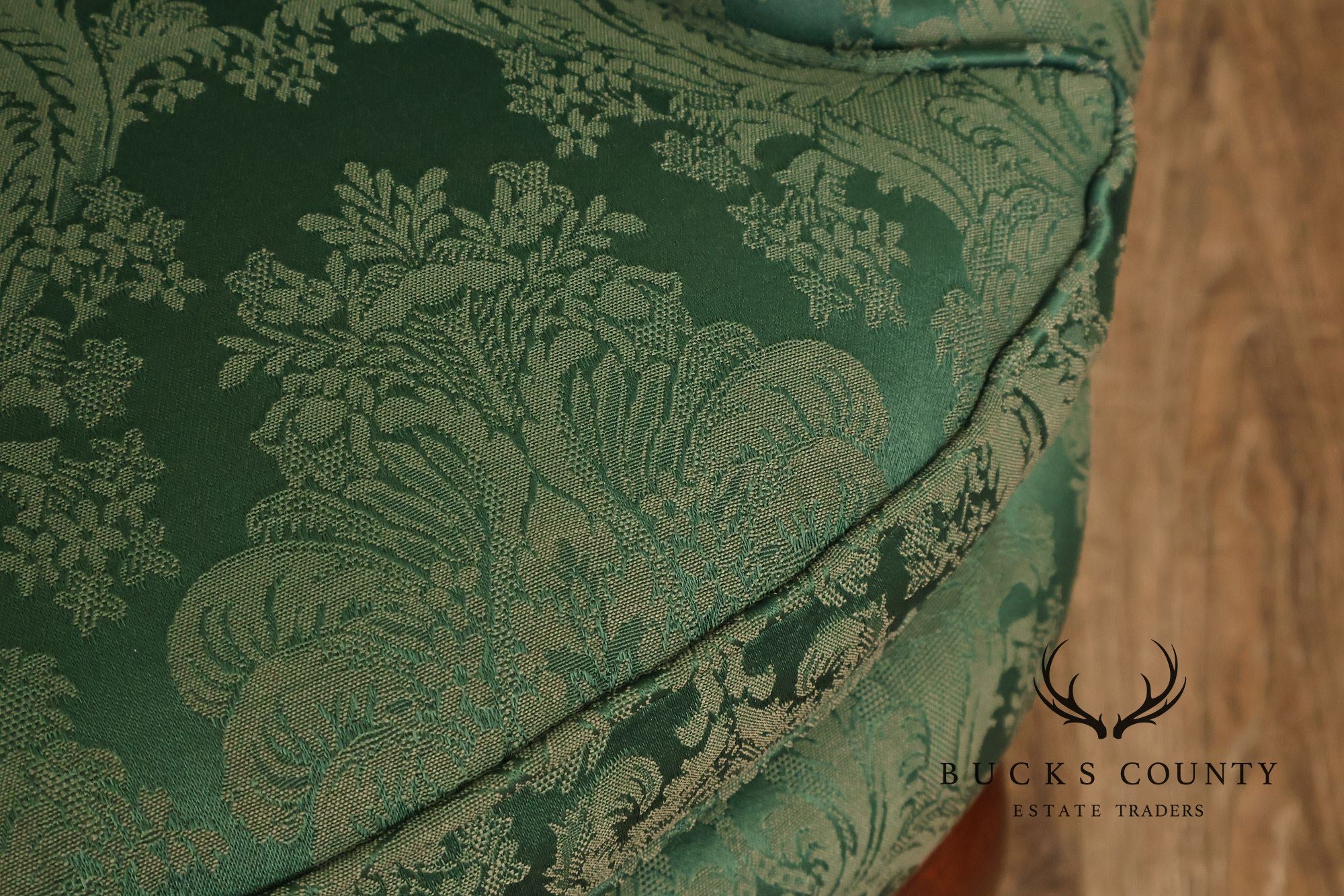 Highland House Queen Anne Style Pair Of Wingback Chairs