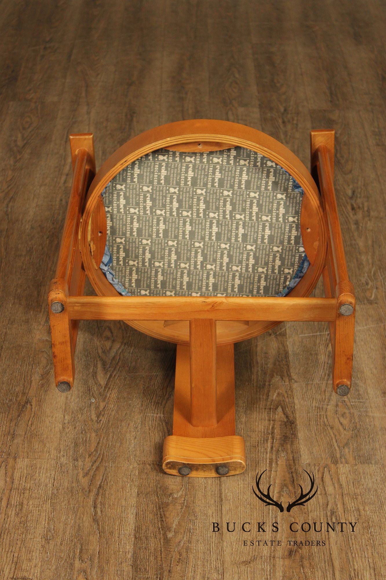 Colber & Trocadero Italian Mid Century Set of Four Armchairs