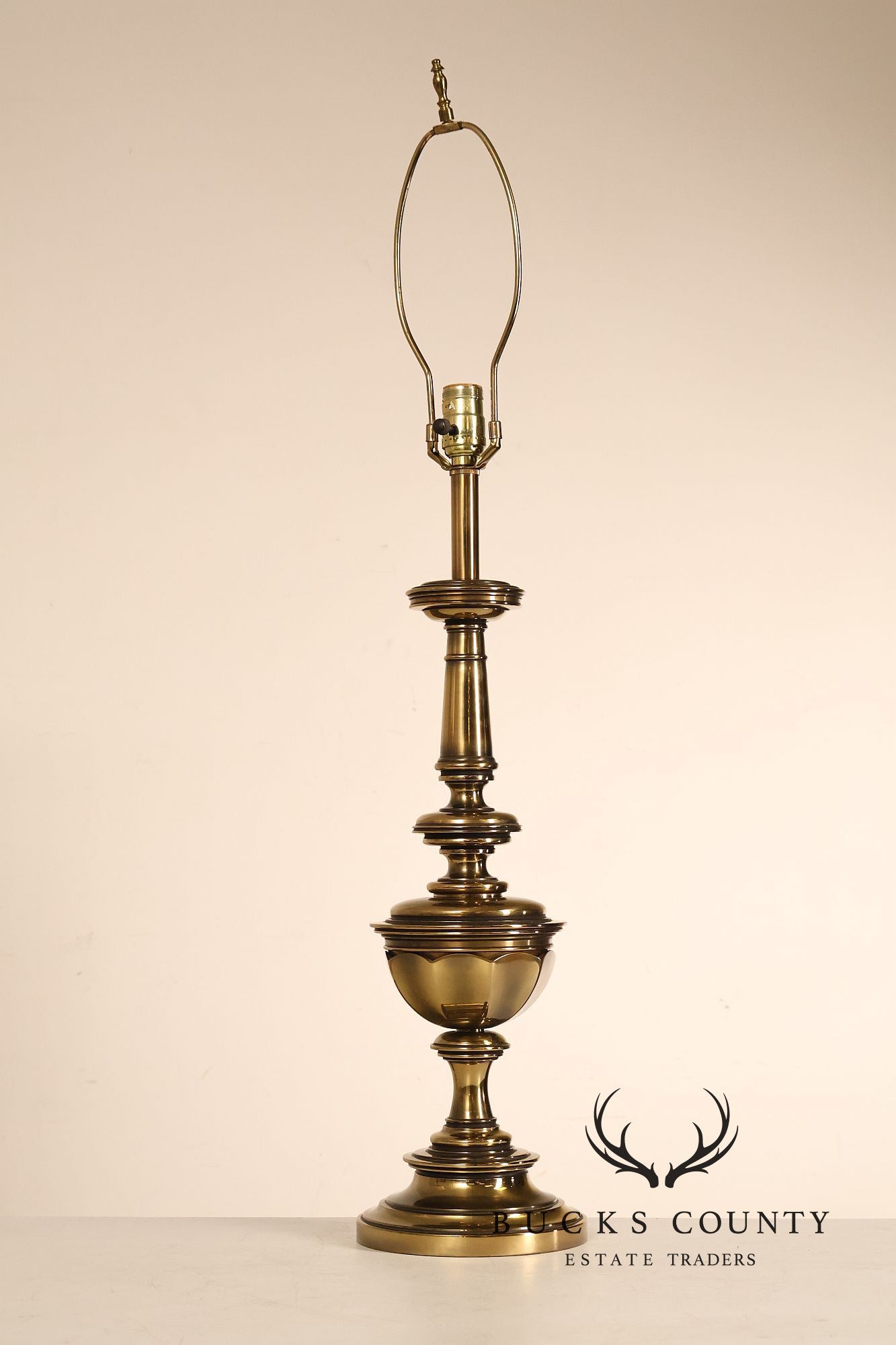 Stiffel Vintage Pair of Brass Table Lamps