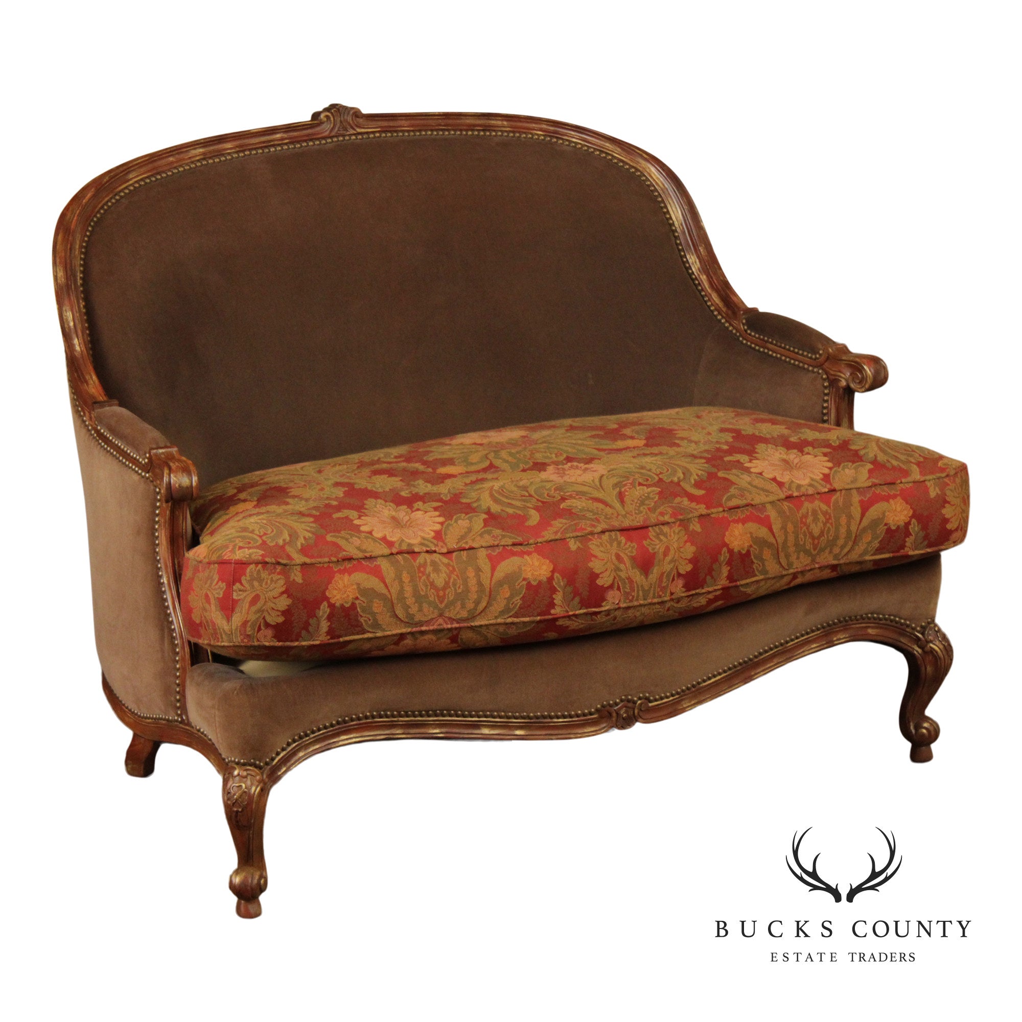 Wesley Hall Italian Rococo Style Loveseat Settee