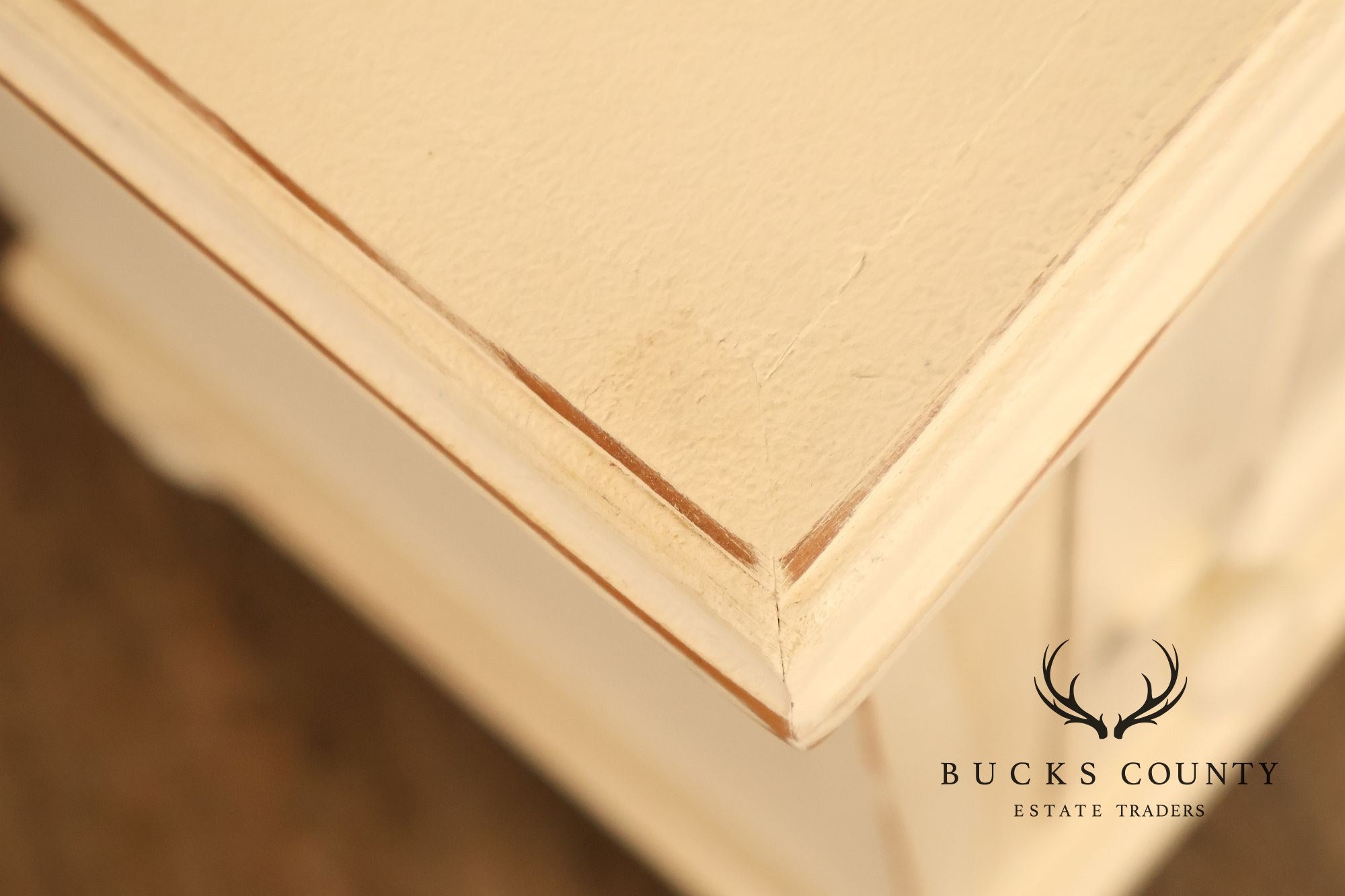 Coastal Style Pair of Painted Bedside Cabinets