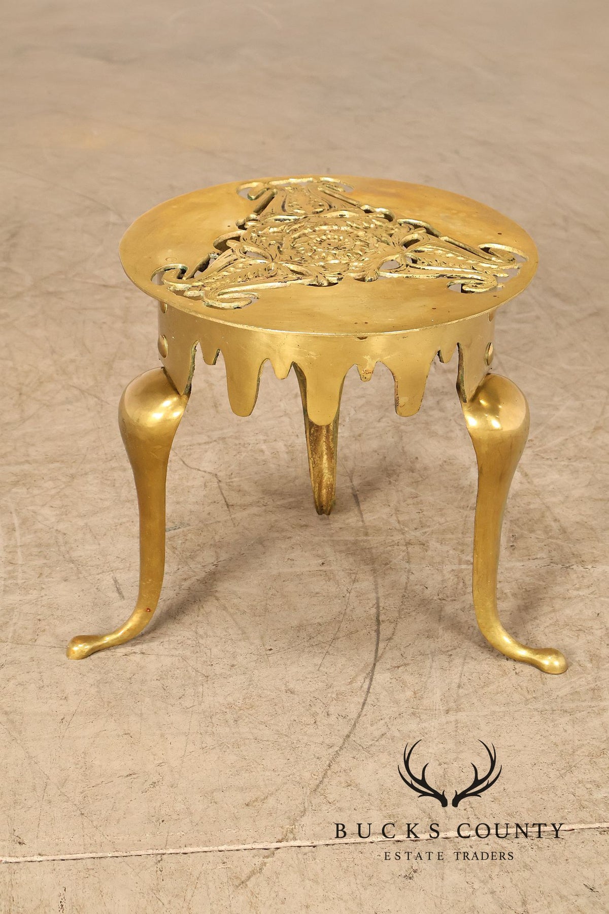 Vintage Brass Trivet Stand