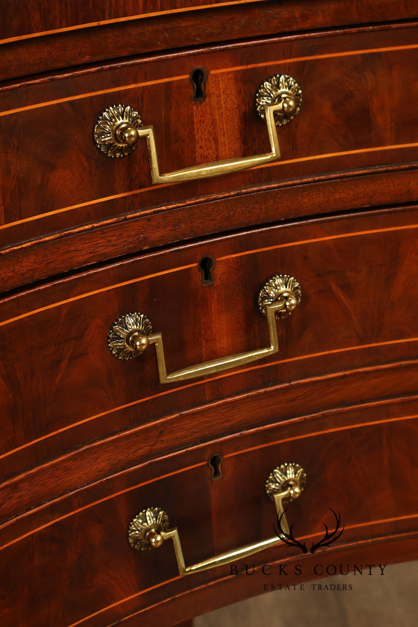 1940's Baker Regency Style Mahogany Sideboard
