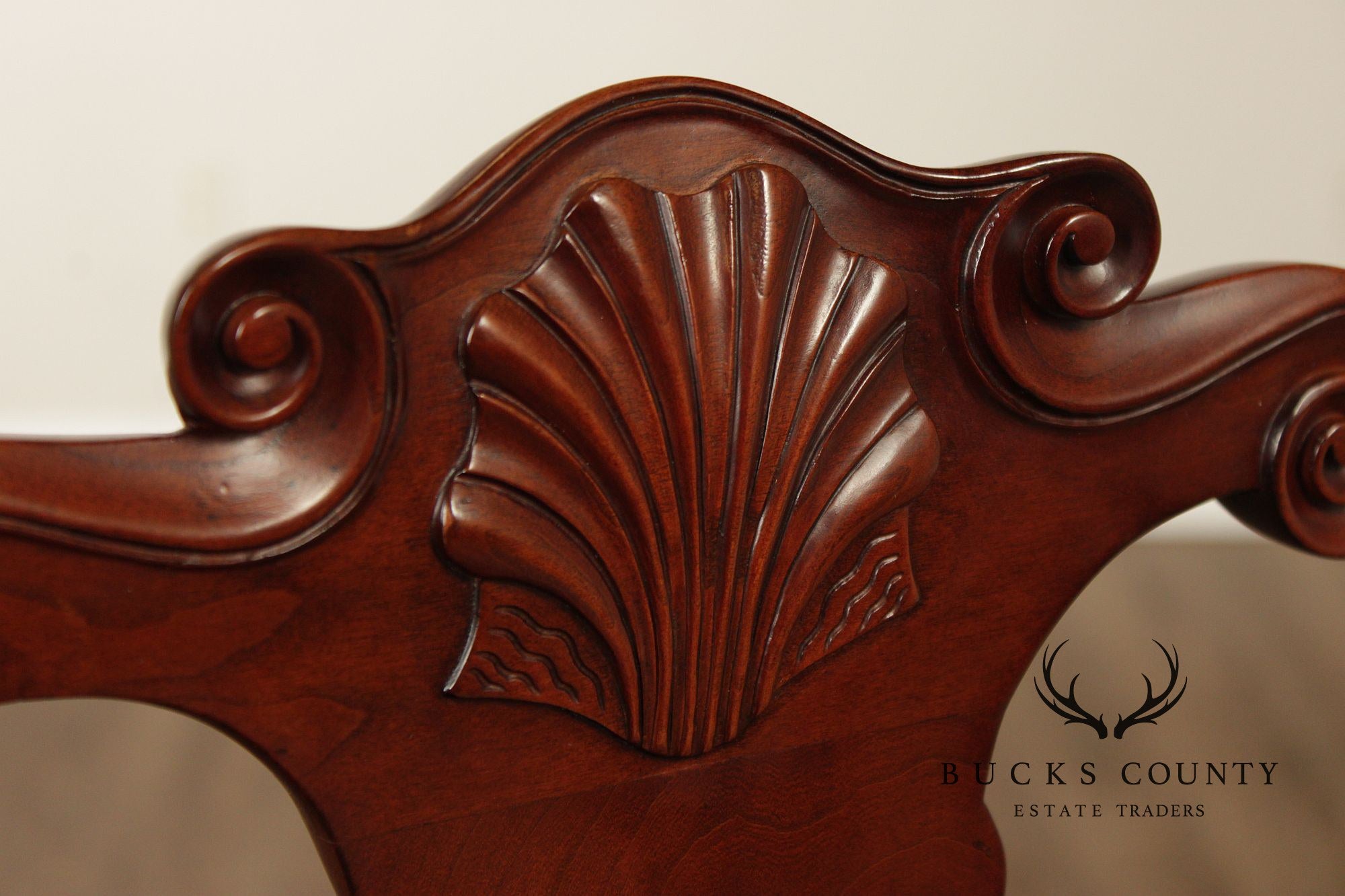 Kindel Winterthur Collection Set Of Six Carved Dining Chairs