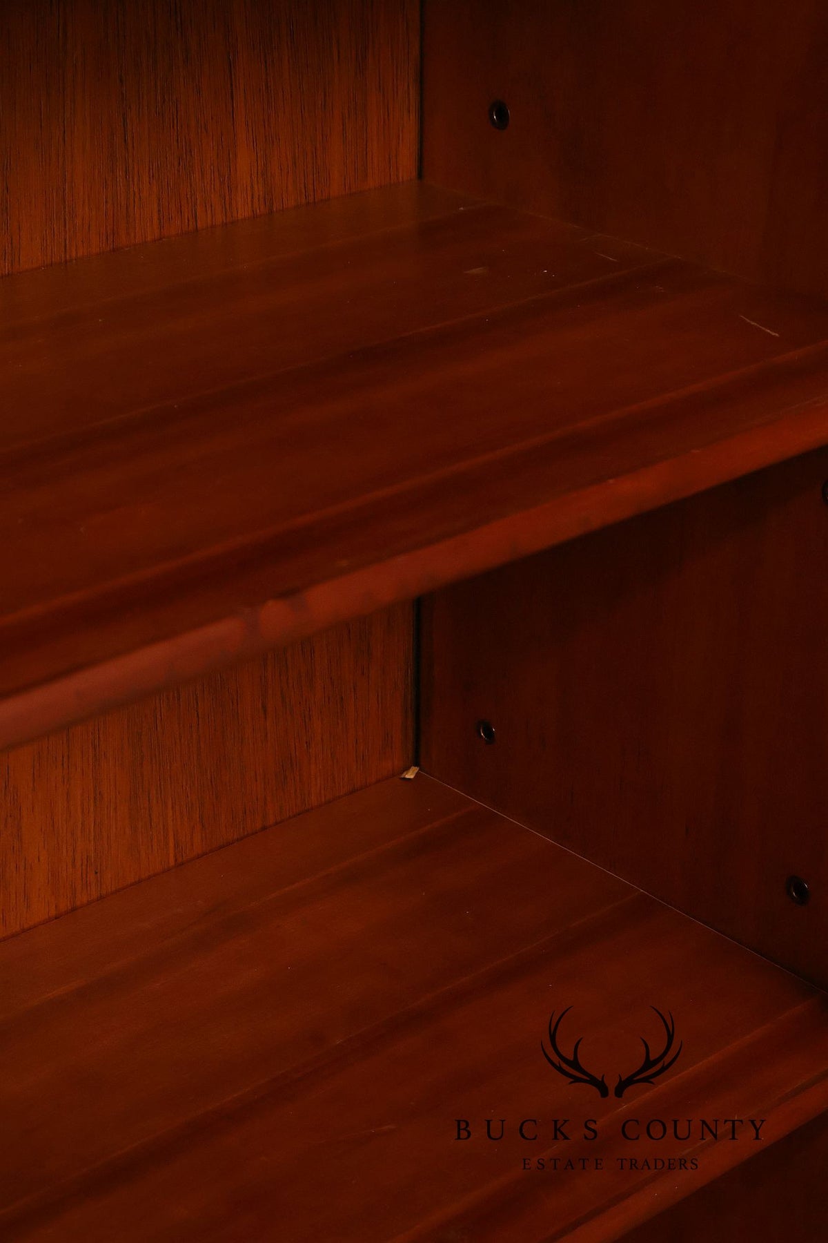 Narrow English Georgian Style Eight-Drawer Buffet Sideboard Credenza