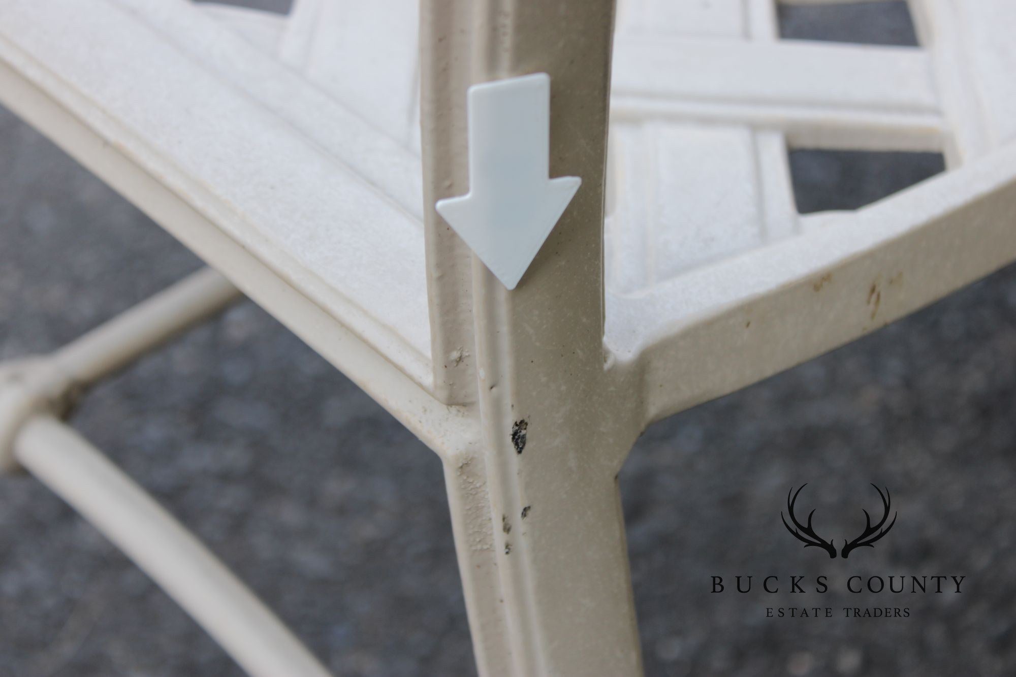 Frontgate Cast Aluminum Outdoor Garden Settee