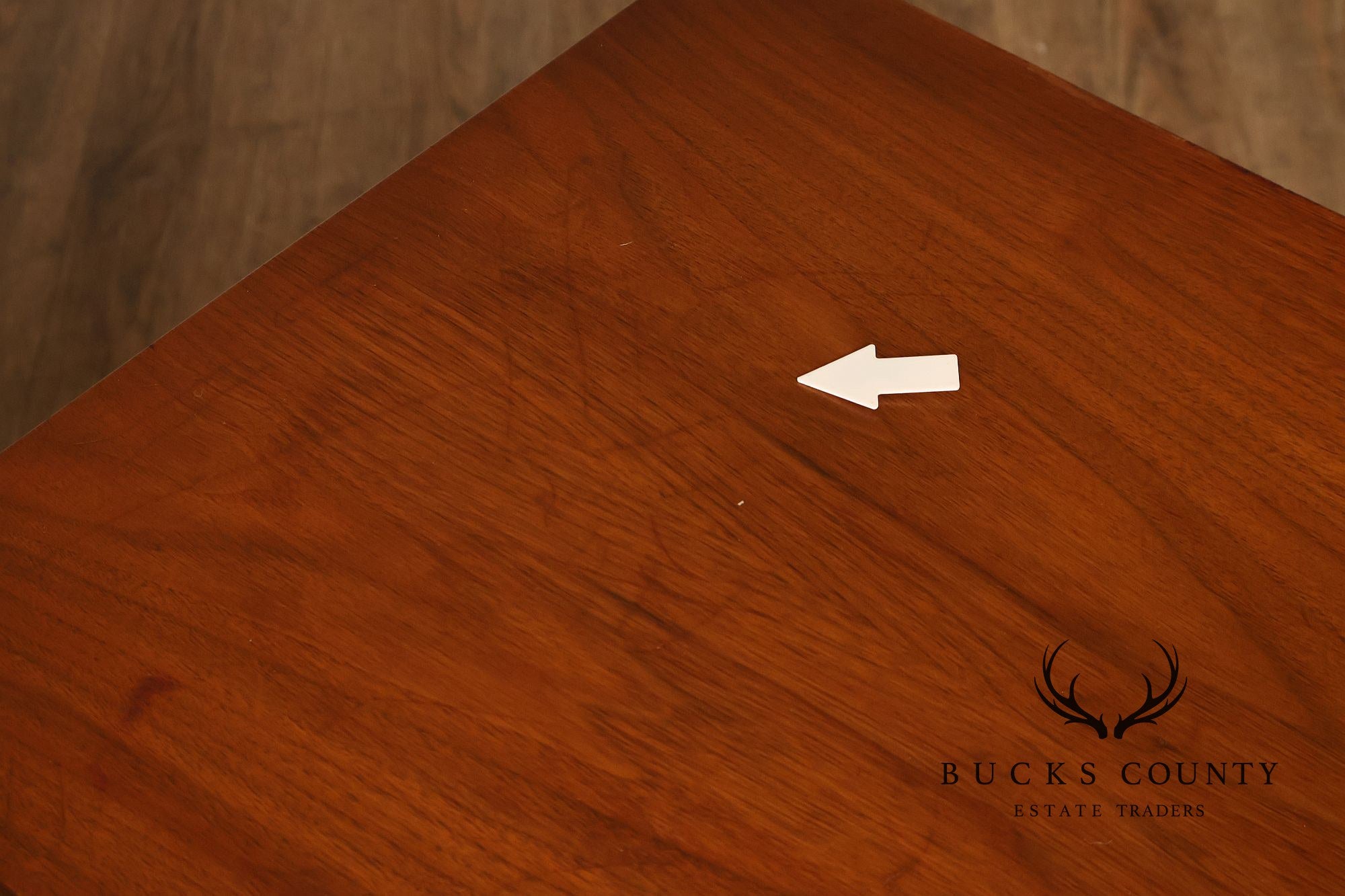 Mid Century Modern Pair of Walnut Nightstands