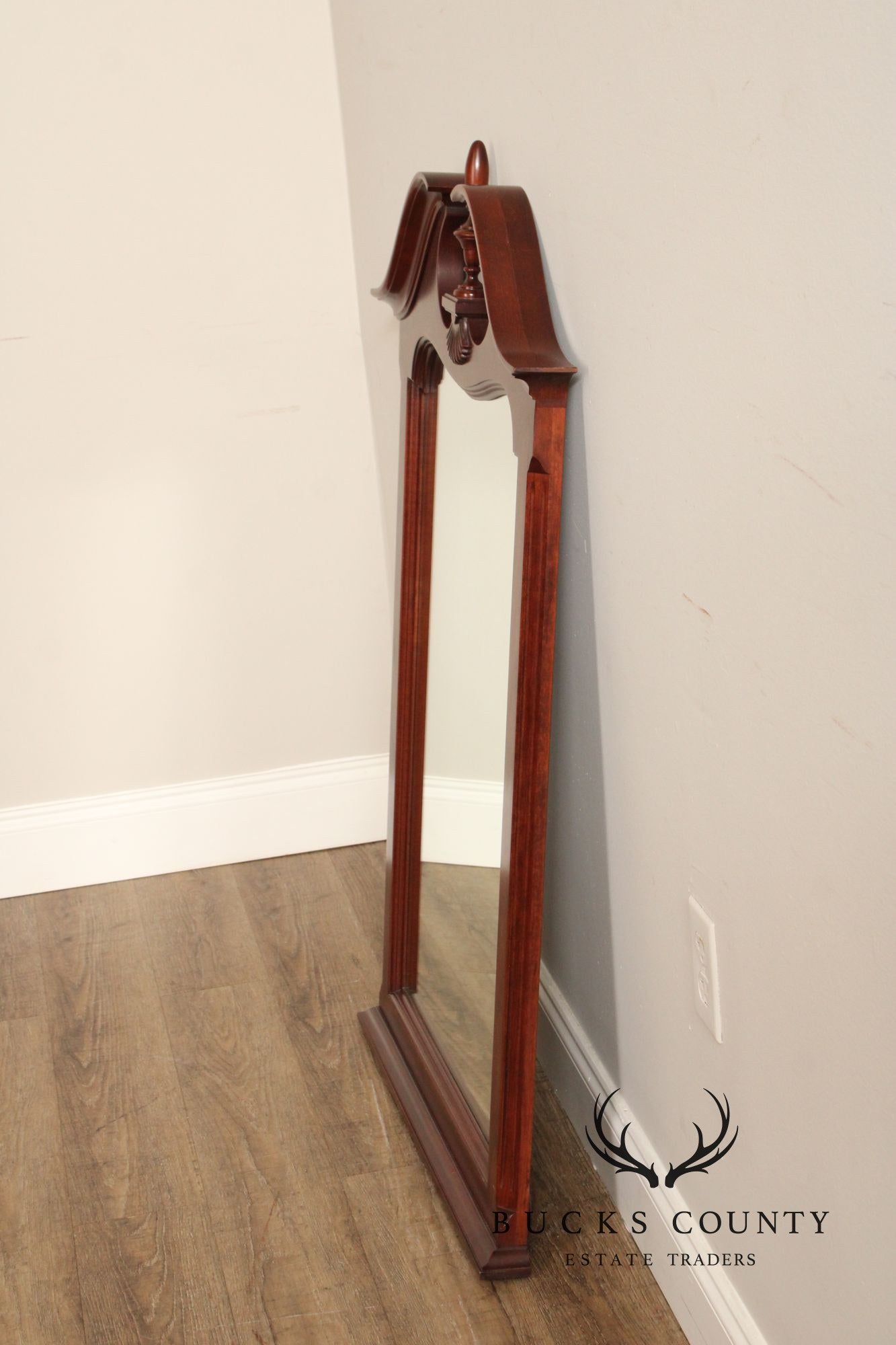 Pennsylvania House Traditional Cherry Frame Beveled Wall Mirror