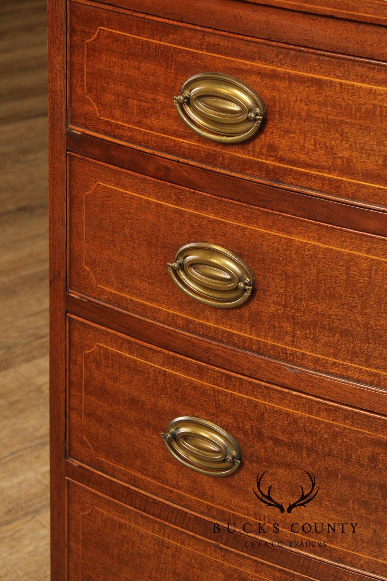 Biggs Hepplewhite Style Mahogany Chest of Drawers