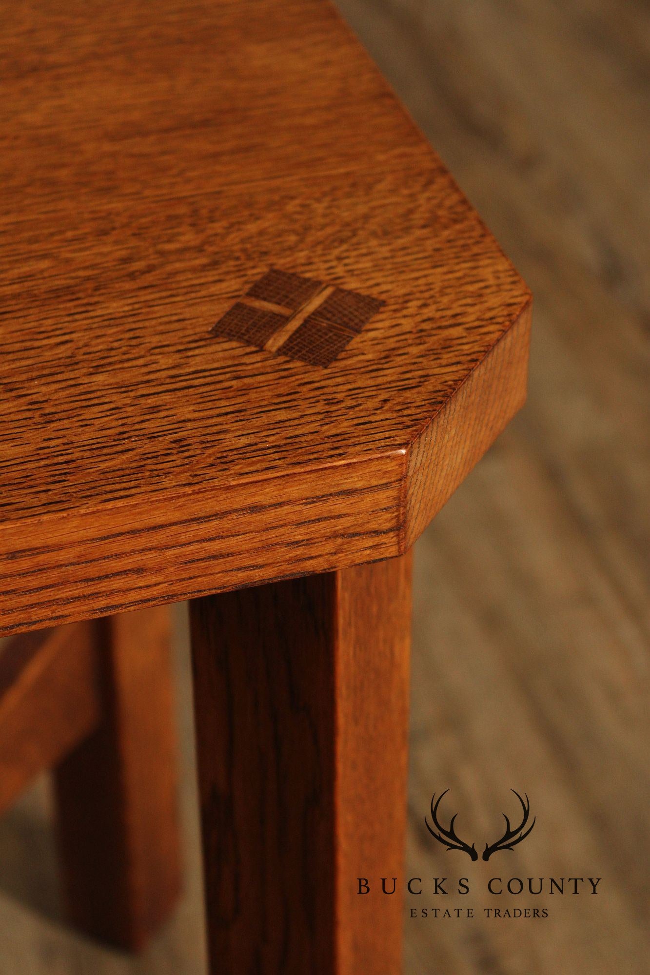 Stickley Mission Collection Oak Tabouret