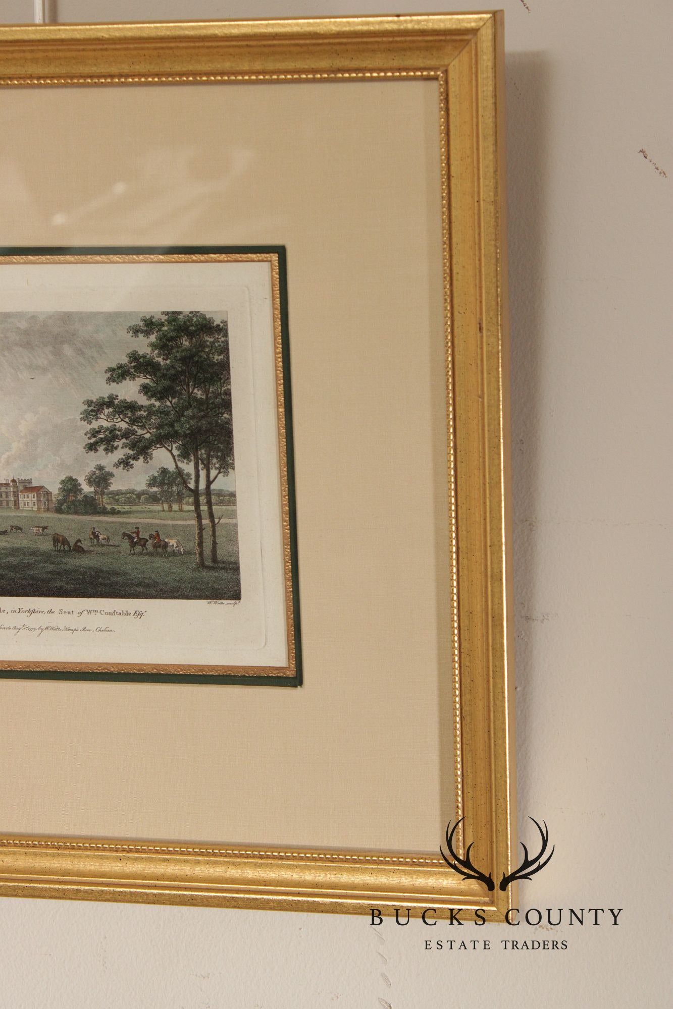 W. Angus Framed Print of English Estate