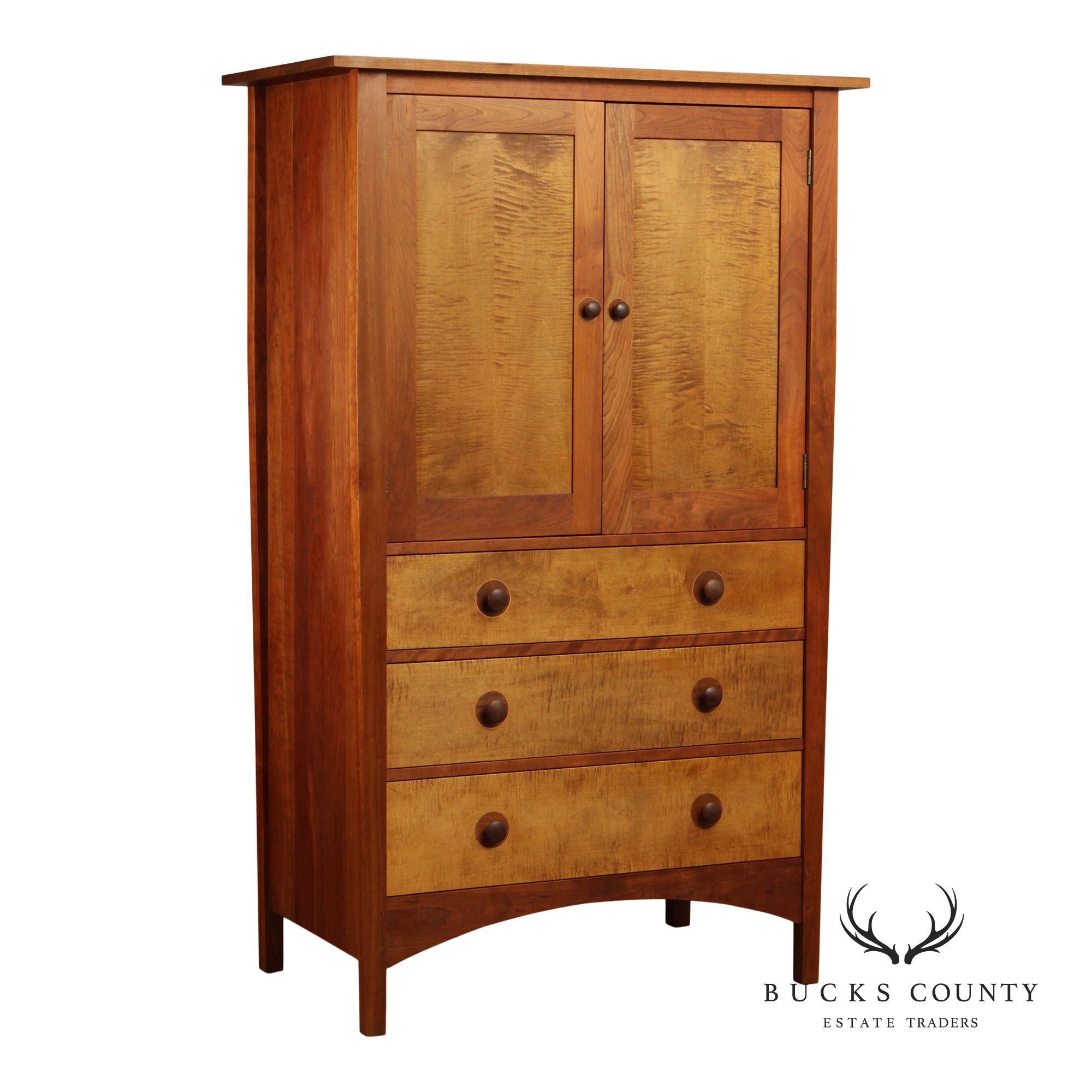 Stickley Mission Collection Harvey Ellis Cherry Door Chest