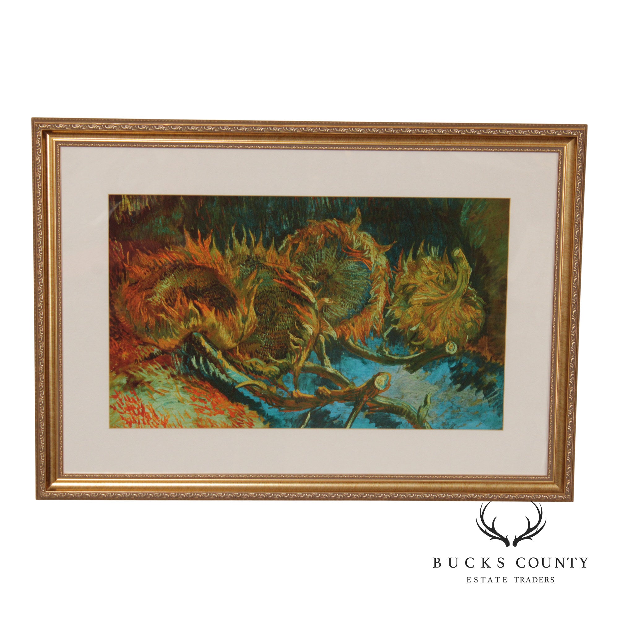 Vincent Van Gogh Reproduction Print, 'Four Cut Sunflowers'