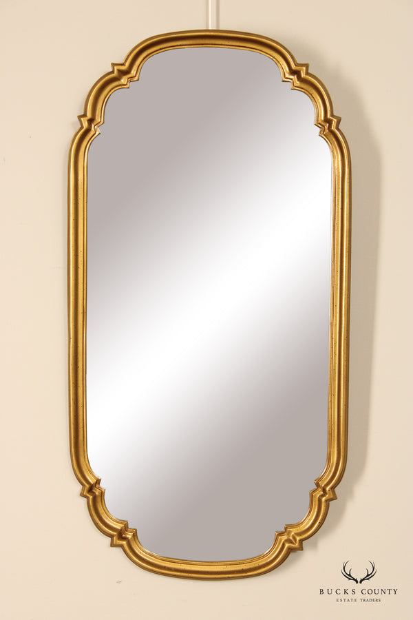 Carolina Mirror Company Mirror Hollywood Regency Style Gold Wall Mirror