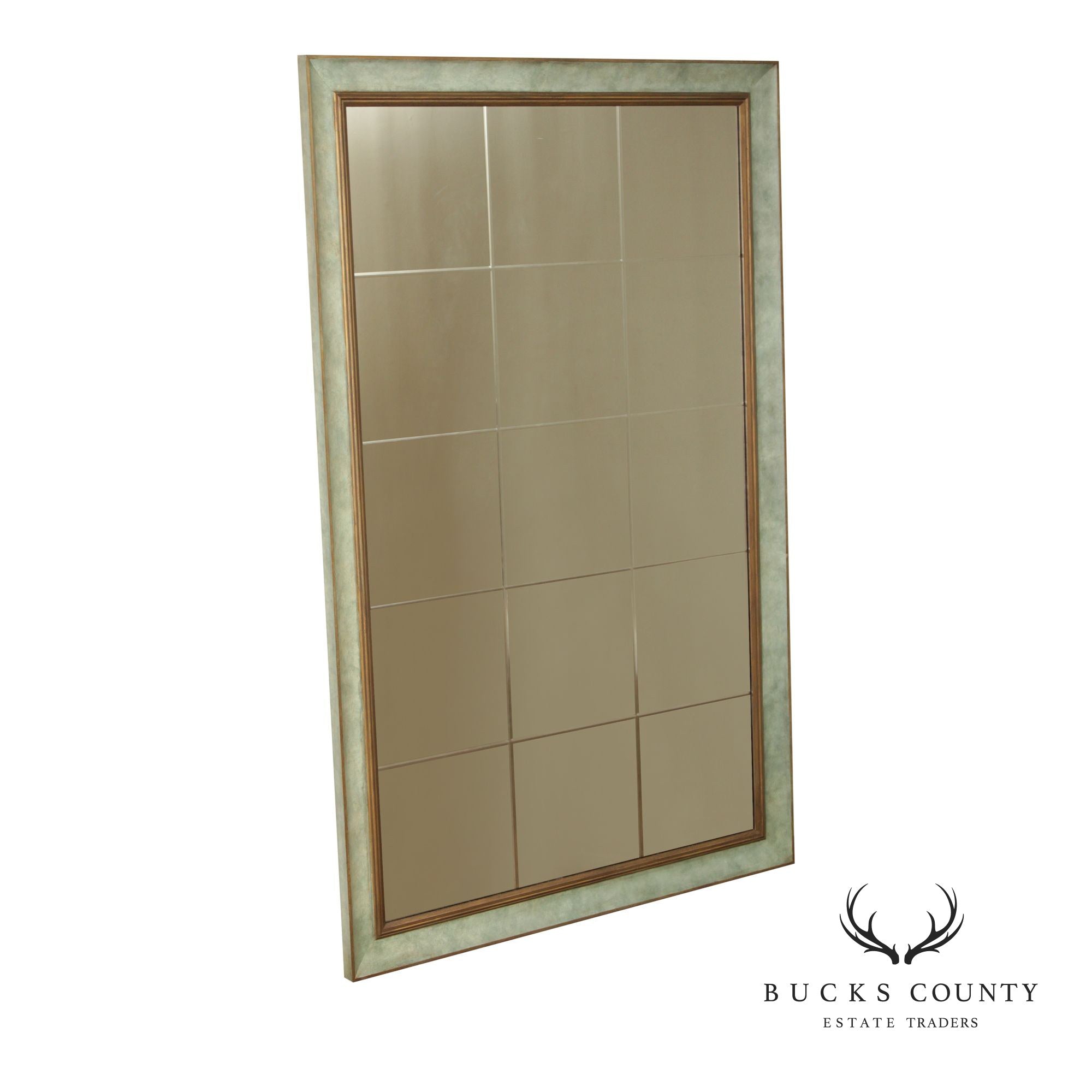 Chelsea House Large Beveled squares wall mirror