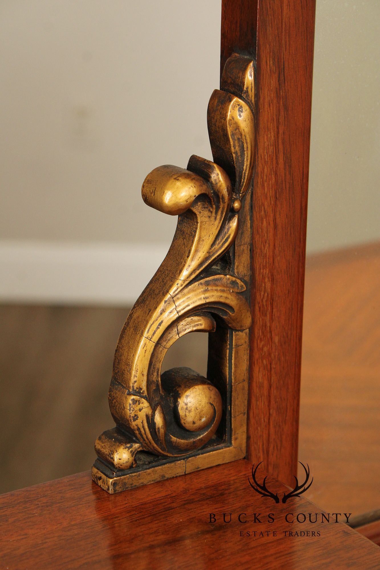 Tobey Furniture Co. Mahogany and Satinwood French Style Vanity