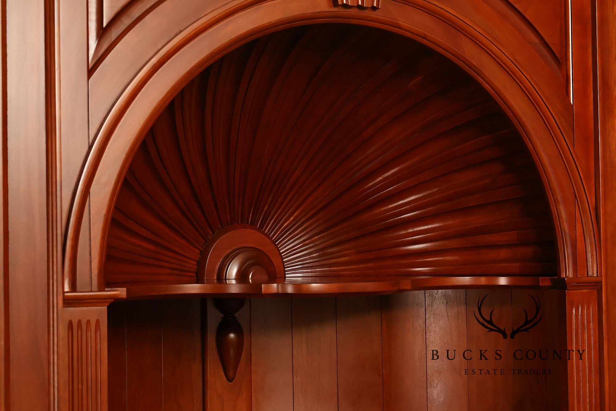 Harden Chippendale Style Cherry Library Bookcase