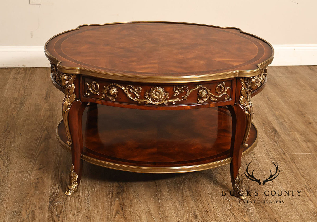 Theodore Alexander 'Capital' Mahogany Coffee Table